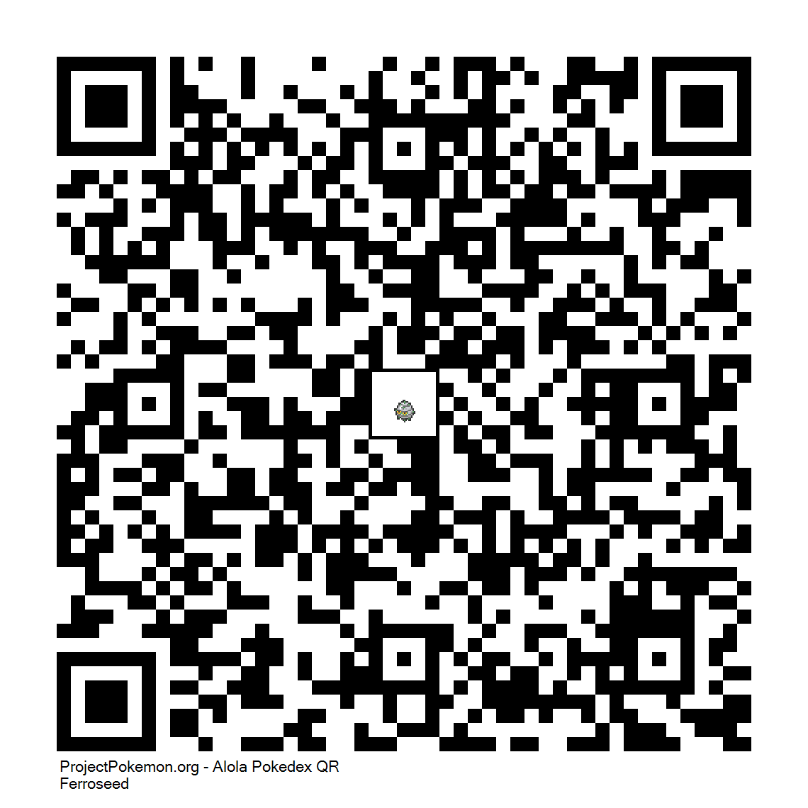 Cdigo QR de Ferroseed